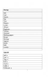 English worksheet: eng test