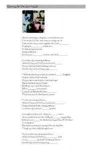 song: Staring at the Sun (by U2) - ESL worksheet by rpber