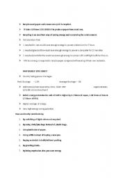 English worksheet: How to save our environment