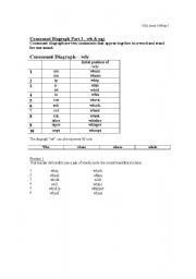 English Worksheet: Consonant Diagraph