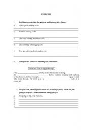 English worksheet: Grammar Exercise