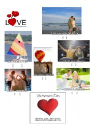 English Worksheet: Loves in the air - Activity part 2