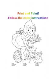 Paint following color instructions!!!