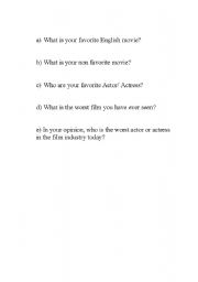 English worksheet: what y like to eat