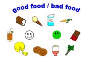 English worksheet: Good Food / Bad Food