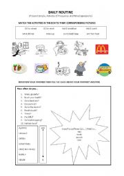 English worksheet: Worksheet AND Interview (Activity)