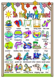 IN THE PLAYGROUND - PICTIONARY
