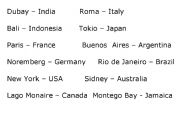 English worksheet: Countries names