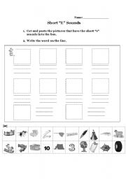 English worksheet: Short 