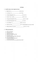 English worksheet: Professions and ocupations