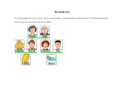 English worksheet: Family Tree