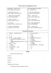 English worksheet: Seasons and months