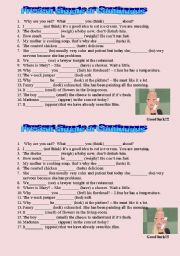English Worksheet: Present simple Vs Present Continuous