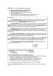 English worksheet: Letter to the mayor