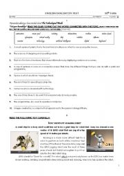 The Technological World Test For The 10th Grade Esl Worksheet By Mjocardoso