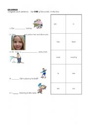 English worksheet: grammer