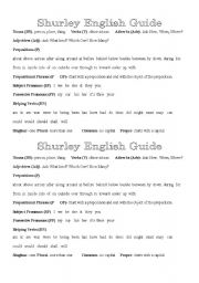 English worksheet: English Guide