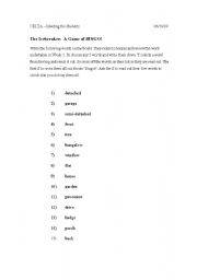 English Worksheet: The ice breaker- a game of bingo