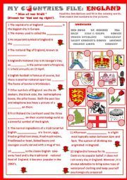 My Countries File: England