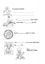 English worksheet: Negative Statements