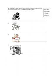 English worksheet: Daily Routine part 2