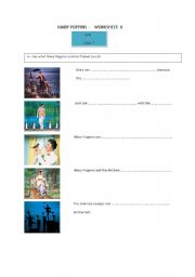 Mary Poppins Worksheet n 8