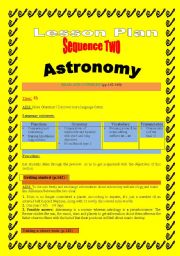 Astronomy :Lesson plan ( read and consider)2/4