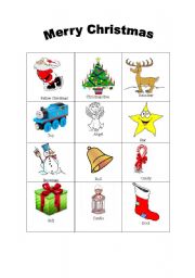 English Worksheet: Merry christmas