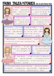 Fairy Tales/ Stories (21) am, is, are, have, has