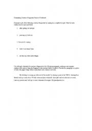 English worksheet: Sentence or Fragment