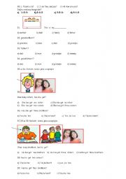 English Worksheet: second part of  test