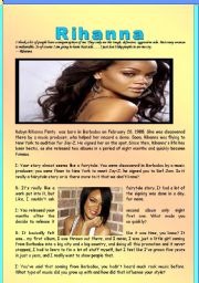 Rihanna Russian Roulette LISTENING song-based activity (FULLY