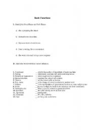 English worksheet: Grammar - Linguistic 