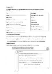English worksheet: mid term test1