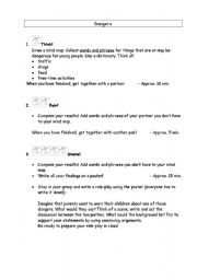 English worksheet: Vocabulary Worksheet 