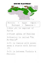 English worksheet: Islam