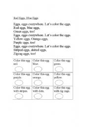 English worksheet: colours 