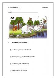 English worksheet: quantifiers