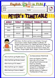 Peters Timetable