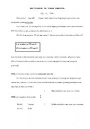 English Worksheet: English language articles