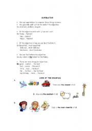 English worksheet: superlative