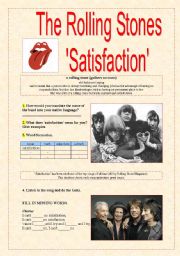 SATISFACTION THE ROLLING STONES