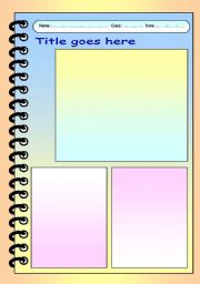 spiral notebook powerpoint template