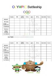 English worksheet: Winter Olympics