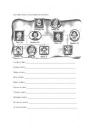 English Worksheet: Lauren family 