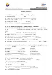 English Worksheet: Present tense exercises