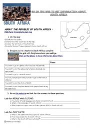 webquest south africa geography flag history esl worksheet by varsik