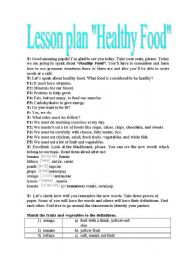 20+ Healthy Food Lesson Plan Images