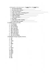 English Worksheet: Past simple exercises