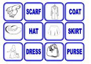 English worksheet: clothes